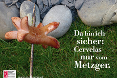 Plakatkampagne «Nur vom Metzger»